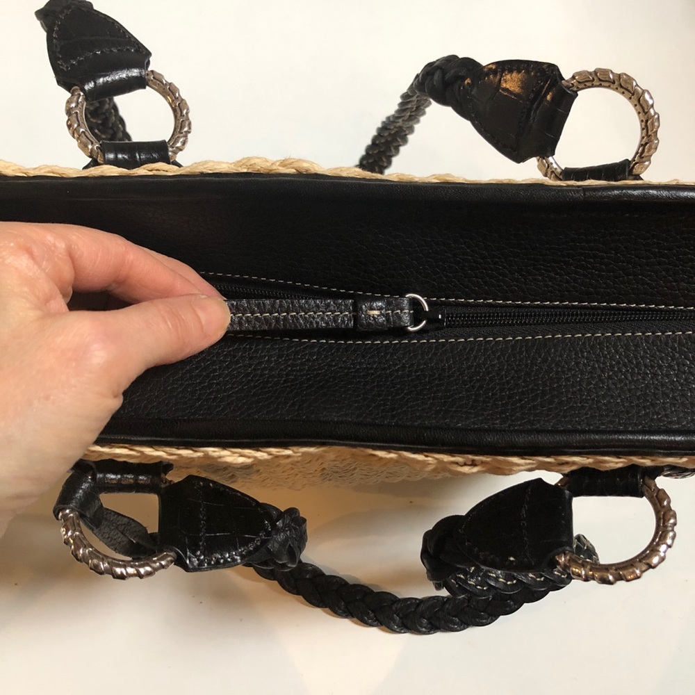 🌷HP🌷Brighton Beautiful Straw Rope Tote Bag - Picture 7 of 8